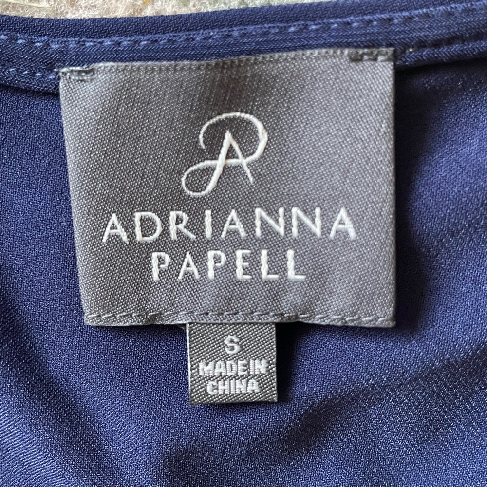 Adrianna Papell navy dress - Small